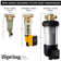 iSpring Reusable Whole House Spin Down Sediment Water Filter 50 Micron Flushable Filter