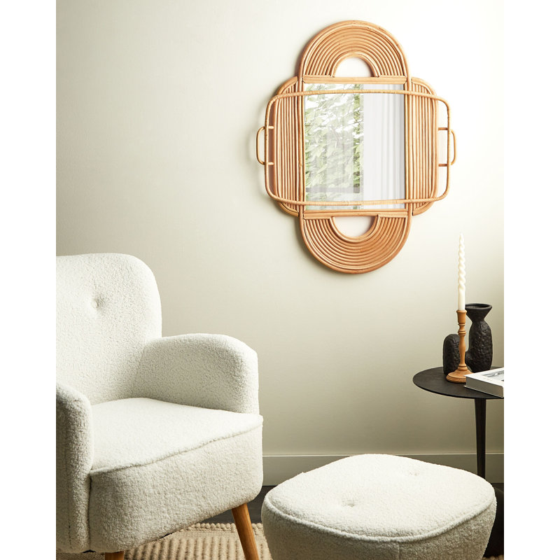 Allexander Wicker Novelty Mirror