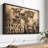 " Landmarks World Map Canvas Print "-101455871