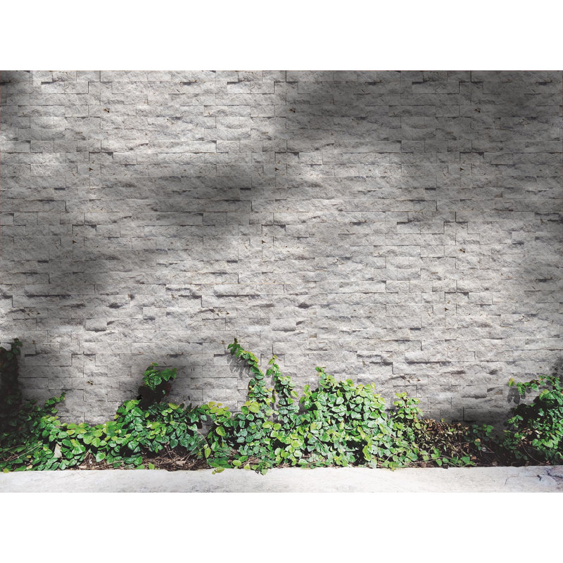 Fossil Stone 1" x 2" Limestone Brick Joint Mosaic Wall & Floor Tile