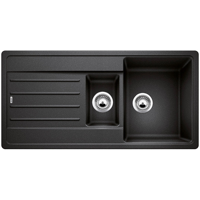 Legra 1.5 Bowl Inset Kitchen Sink, Anthracite