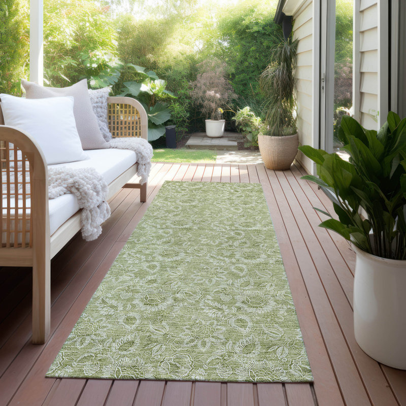 Tapis intérieur / extérieur Fareham avec envers antidérapant, Tapis de couloir 2 pi 3 po x 7 pi 6 po