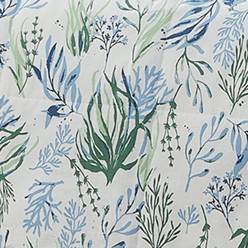Sateen Floral Coverlet, Twin
