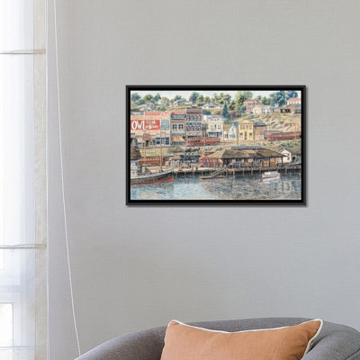 « san pedro harbor », reproduction d’art sur toile Stanton Manolakas