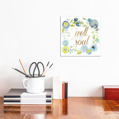 It Is Well II by Studio W - Wrapped Canvas Print