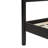 Boho Curved Rattan Headboard King Bed-812332072