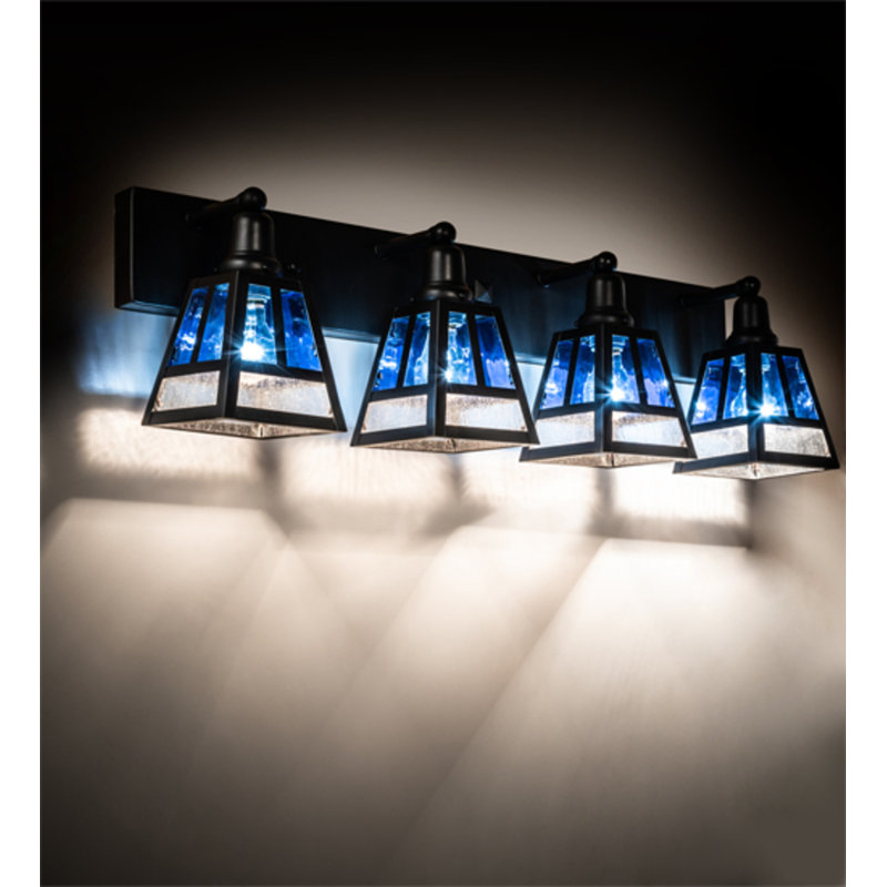 "T" Mission 4 - Light Vanity Light, Blue/White