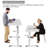 Carts & Stands 42'' H x 37.5'' W Laptop/Tablet Storage Cart with Wheels