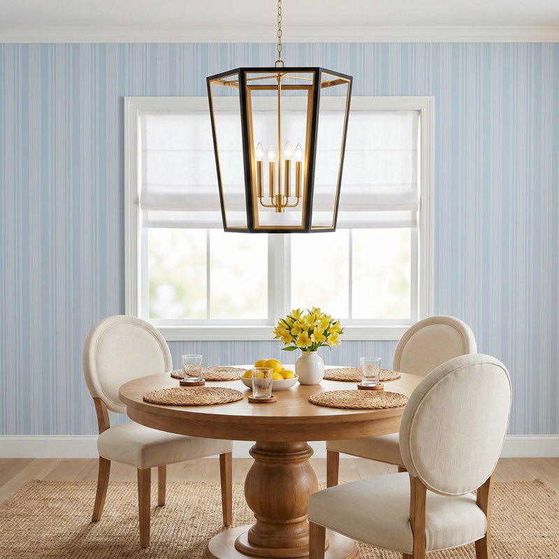 Arnault Pomeline Medium Lantern, Midnight Black/Burnished Brass