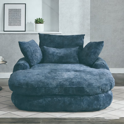 Chaise de lecture en chenille - Surdimensionnée, compression