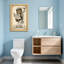 Bain et buanderie lisant un journal sur la toilette-121370814-121370815-121370816