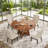 47 Inch Round Dining Table-1290617957