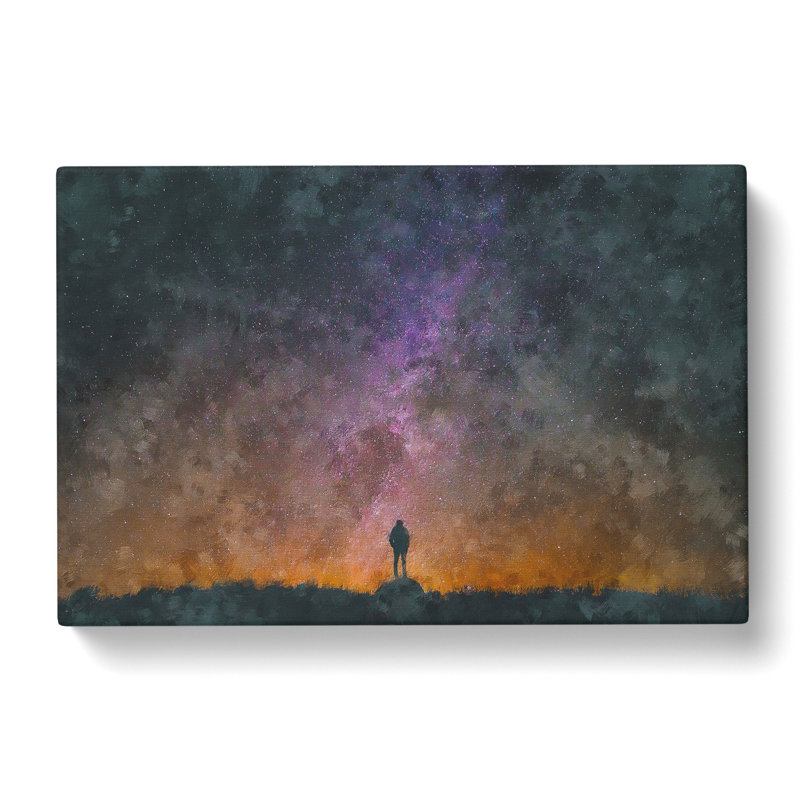 Milky Way Dreams - Wrapped Canvas Painting, 35cm H x 50cm W x 3cm D