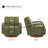 Swivel Upholstered Accent Armchair-35629146