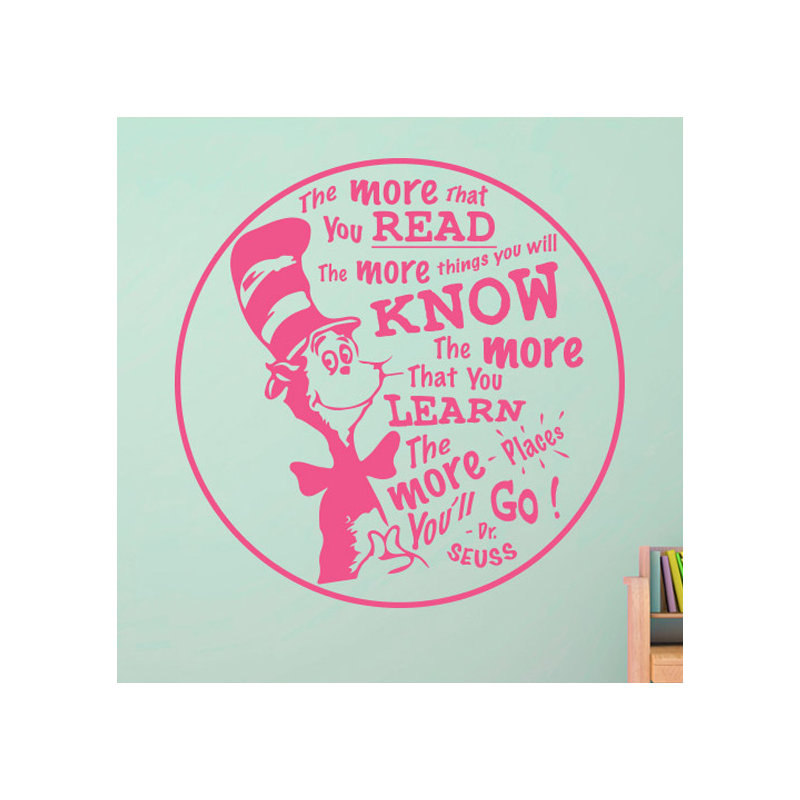 Non-Wall Damaging Wall Decal, Pink
