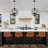 Avers 6 - Light Unique Geometric Chandelier Wrought Iron Accents(18.9")-577359108