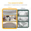 Canapé modulaire courbé 4 places avec méridienne et coussins décoratifs 4 places-684503099