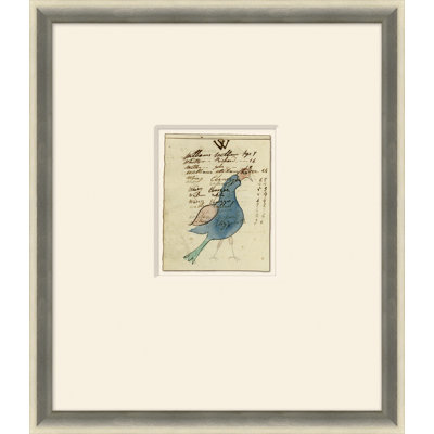 Mennonite Drawing, Blue Bird Giclee Print by Soicher Marin Archives