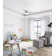 36" Valda 3 - Blade LED Standard Ceiling Fan with Remote Control and Light Kit Included