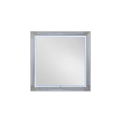MOON WHITE MARBLE MIRROR WITH LED