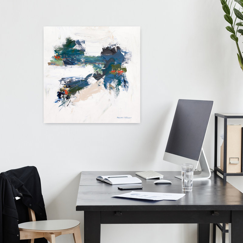 «Outpouring Contemporary», art abstrait, H 18 po x l 18 po