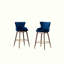 Ensemble de 2 tabourets de bar rembourrés-1074254748