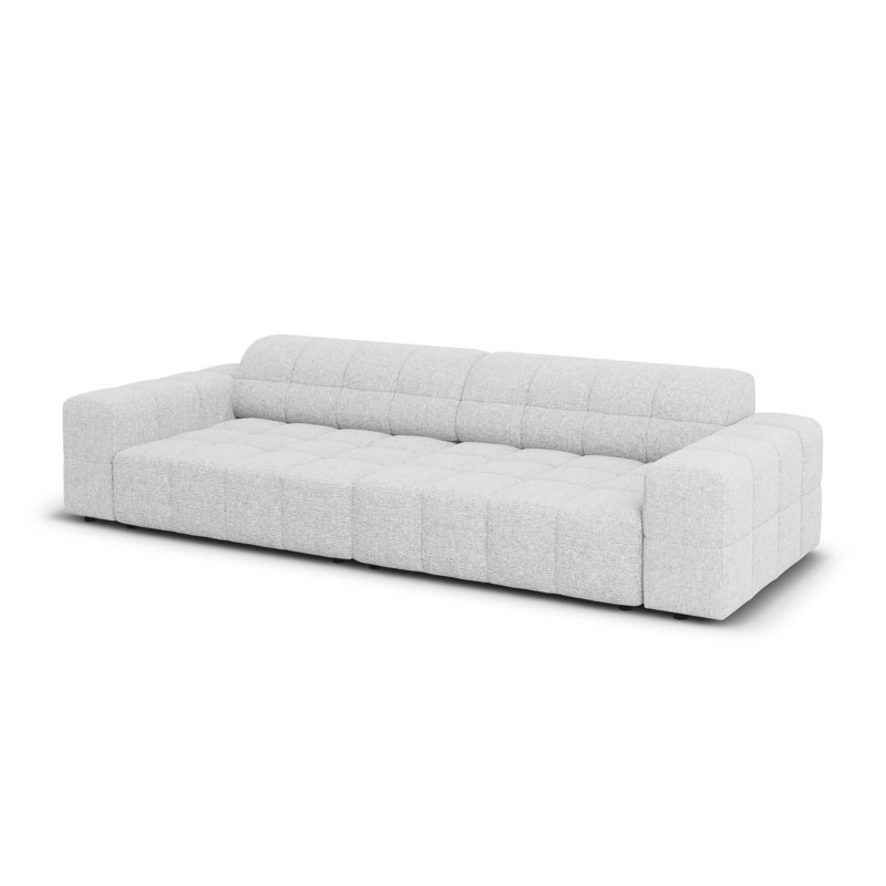 Chicago 4 Seater Sofa, Light Grey, 4