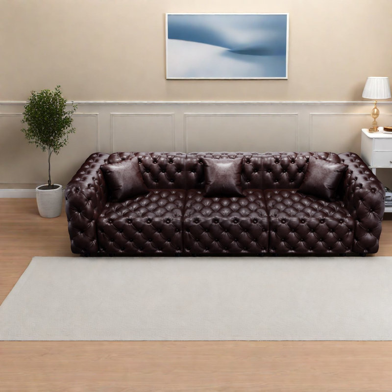 Canapé modulaire en cuir synthétique modulaire 105,7