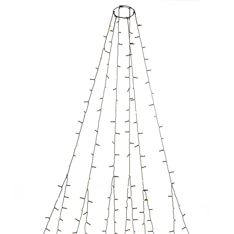 Halo Christmas Tree Lights Indoor / Outdoor, 240cm H x 1240cm W x 1cm D