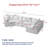 151.6-Inch Extra-Large L-Shaped Deep-Seat Modular Sofa Chenille Fabric Sectional Sofa Includes 11 Pillows Curved Recliner Floor-Standing Living Room Sofa No Assembly Required,Black-649208474