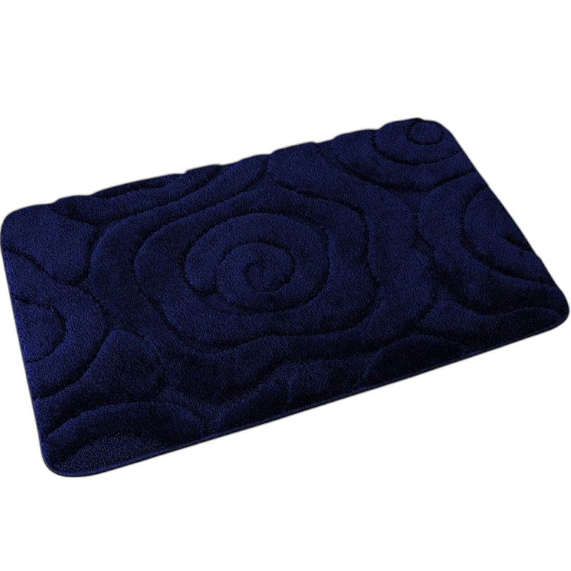 Hardee Non-Slip Bath Rug, Navy Blue