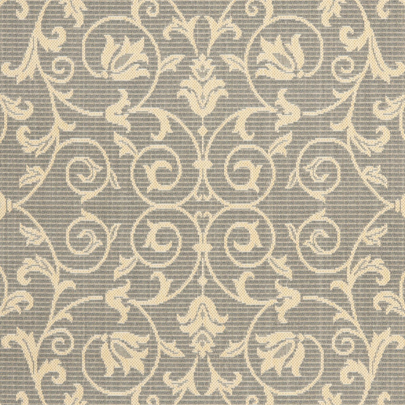 Galena Performance Floral Indoor/Outdoor Area Rug, Round 6'7"