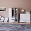 Taniesha 4 Piece Bedroom Set (2 Drawer Bedside Chest X2, 3 Drawer Chest, 2 Door 2 Drawer Wardrobe), (100% FSC)-1552215579
