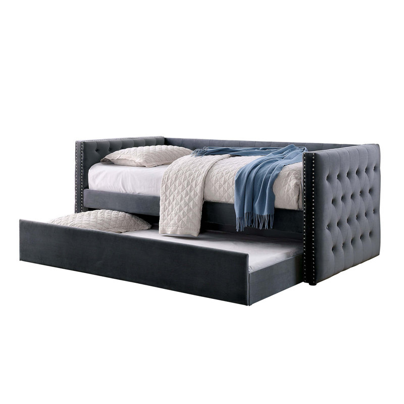 Transitional Style Daybed, Gray