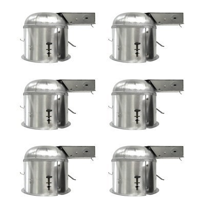 Air-Tight 6'' IC Rated Remodel Recessed Lighting Housing