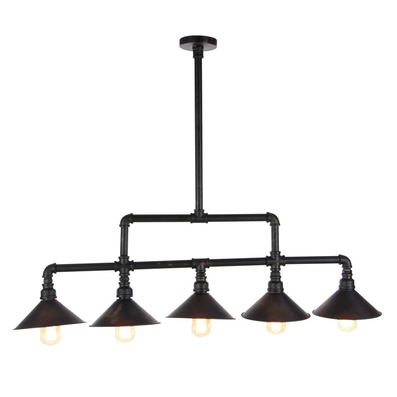 Hodgin 5 - Light Kitchen Island Pendant