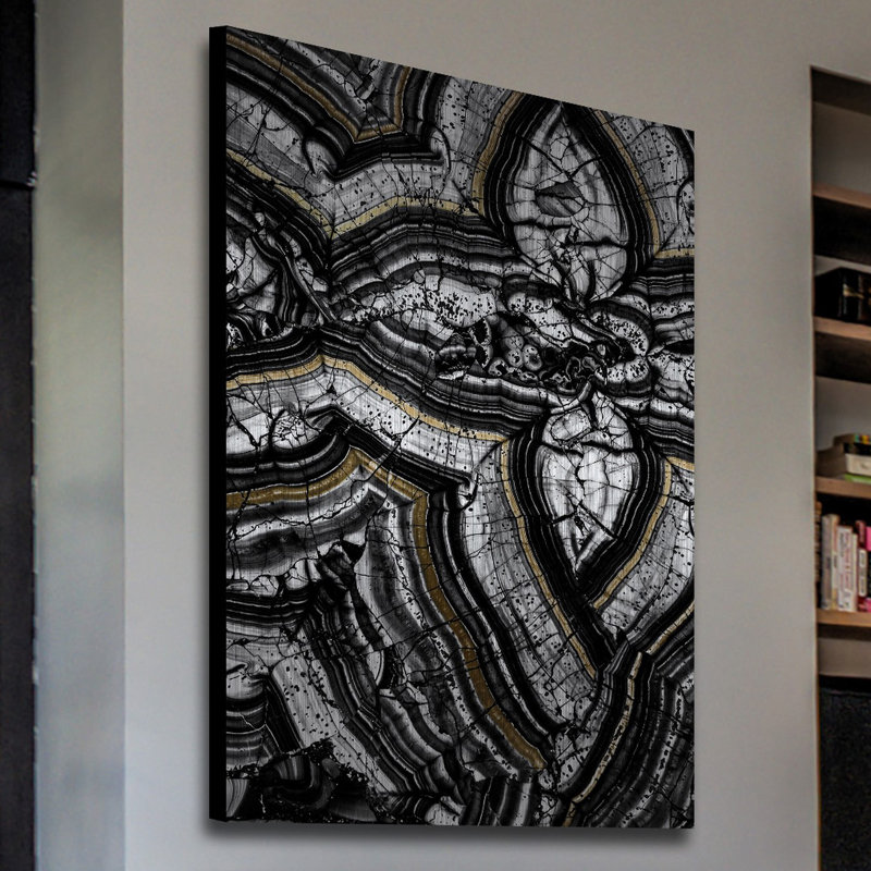 'Layer Fragments' Print on Metal, 45" H x 30" W x 1.5" D