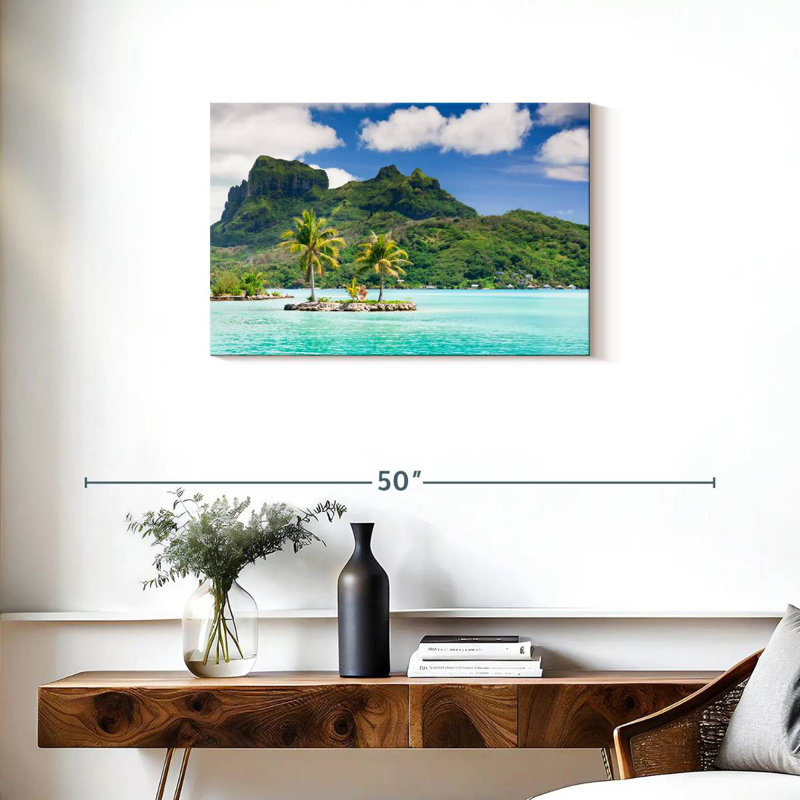 Gillard Bora Bora Tiki Islet, H 20 po x l 30 po