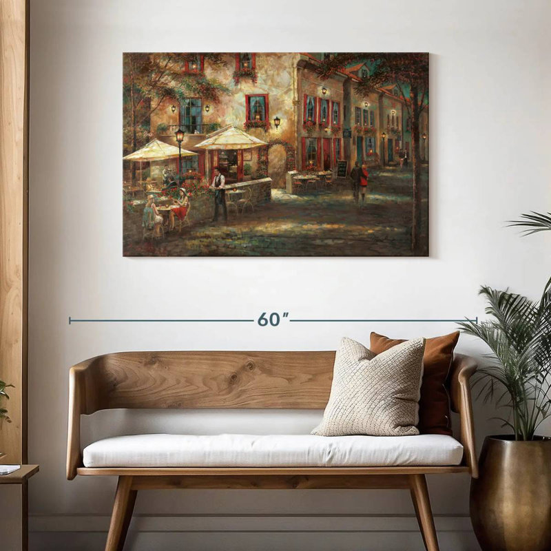 Sireci Courtyard Cafe, 30" H x 45" W