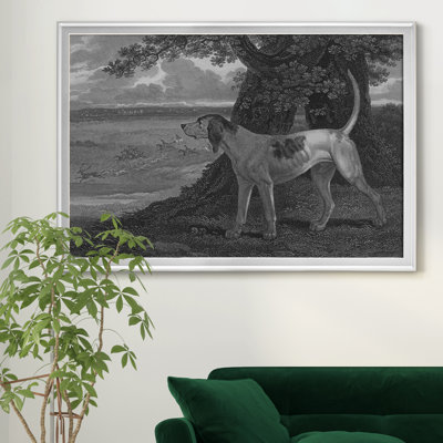 Chien de cerf - reproduction de cadre photo sur toile