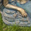Statue de jardin soleil en magnésium sirène