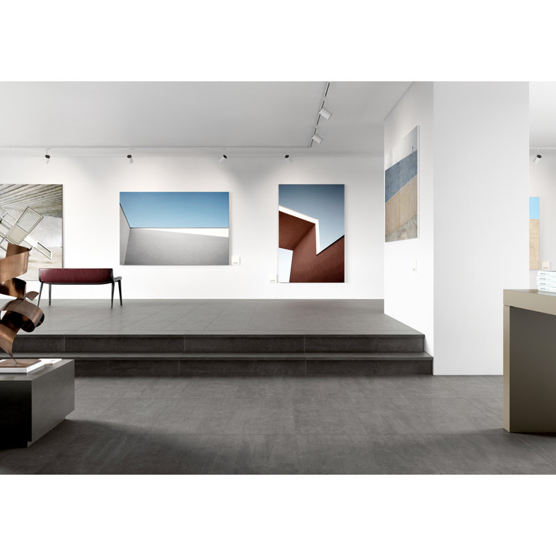 Uptown™ 12" x 3" Porcelain Chair Rail Tile Trim in Washington