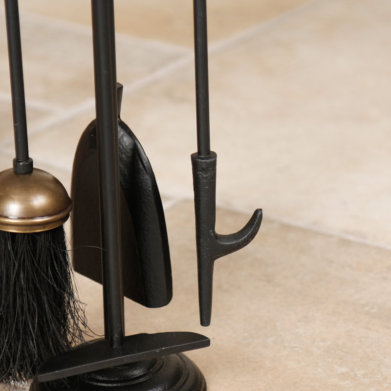 Iron Fireplace Tool Set