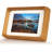 Wood Picture Frame with Mat, Desk or Wall Display Mid Century Rounded Edge Picture Frames-538623731-538623621