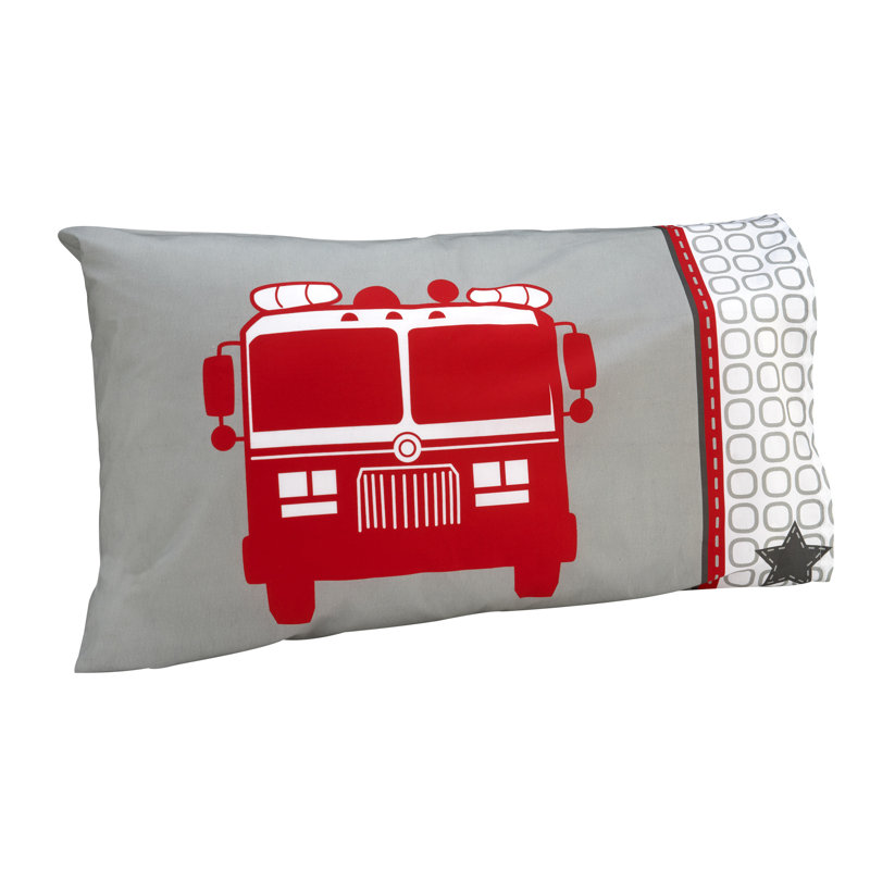 Literie 4 pièces pour nourrissons camion de pompiers