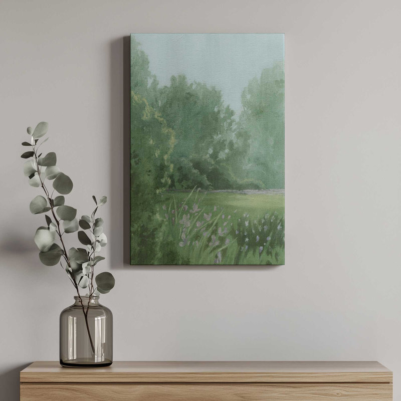 «Amethyst Iris Meadow I» par Grace Popp, reproduction d'art sur toile, Toile tendue, Ne s’applique pas, H 18 po x l 12 po