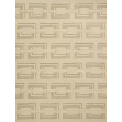 Geometric Area Rug in Marble/Ivory