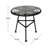 Grey And Tempered Glass Side Table With Elegant Look Sleek Surface