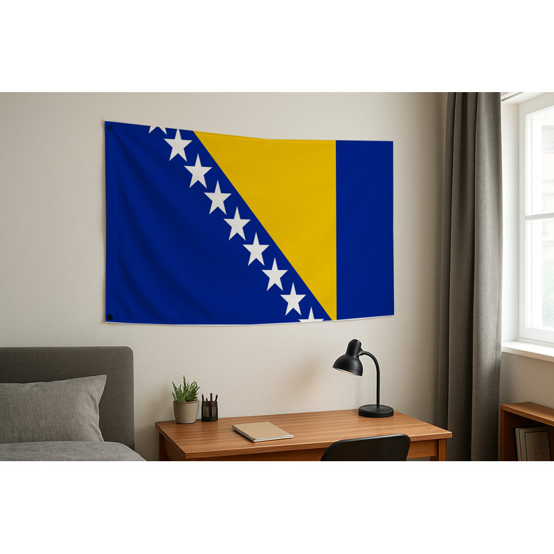 Drapeau de la Bosnie-Herzégovine — Drapeau