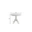 36" White Rounded Solid Manufactured Wood And Solid Wood Pedestal Base Dining Table-1293109296-1293110223